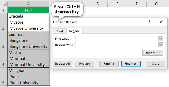 excel for mac search and replace carriage return